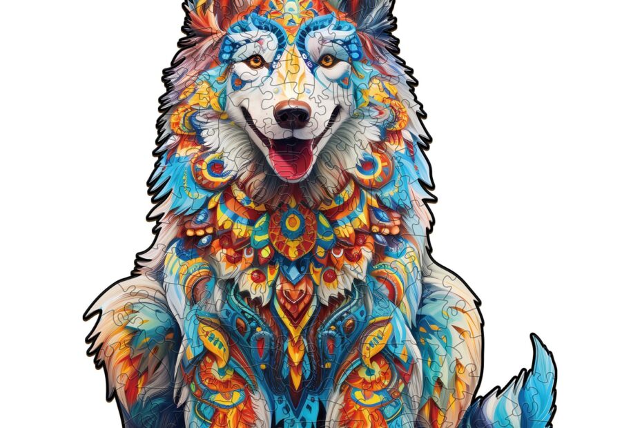 Puslespil i træ – Alaska Malamute 66d17a5a7d569
