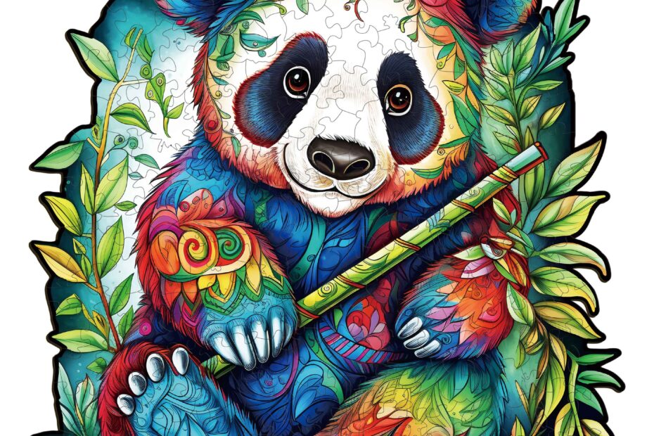 Puslespil i træ-Panda 66cf80df72f9d