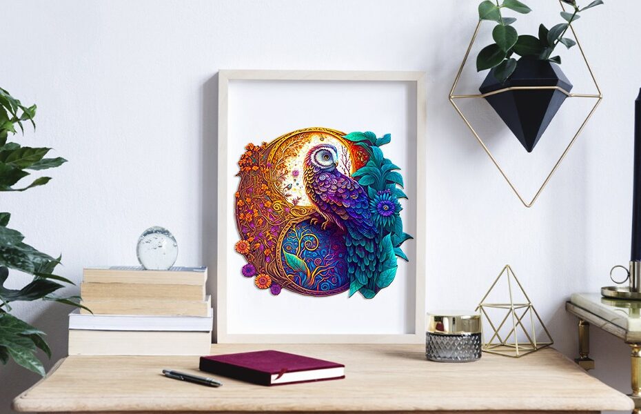 Slip din indre puslespilmester løs med Owl Jigsaw Puzzle! 66da25ffcac72