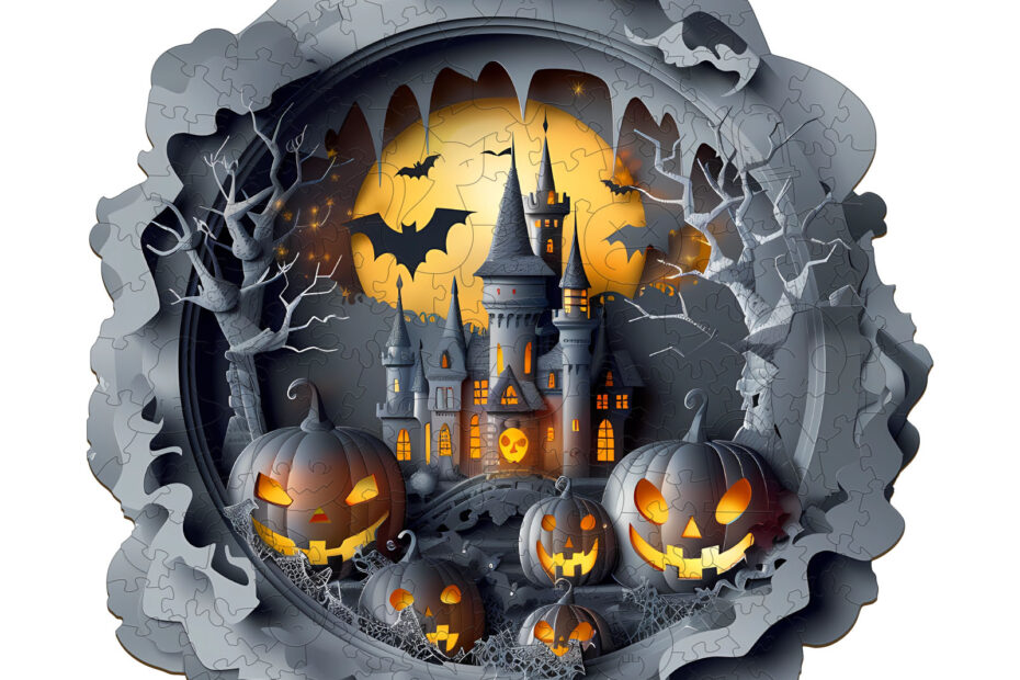 Træ puslespil-3D Halloween Slot 66de62f1a426d