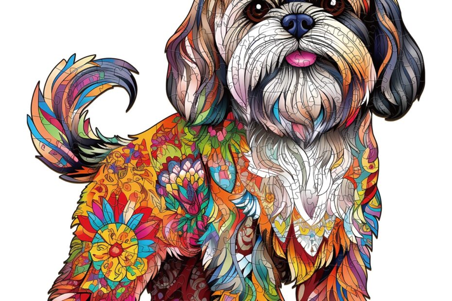 Puslespil af træ – Smuk shih tzu 66d9dfea27dd2