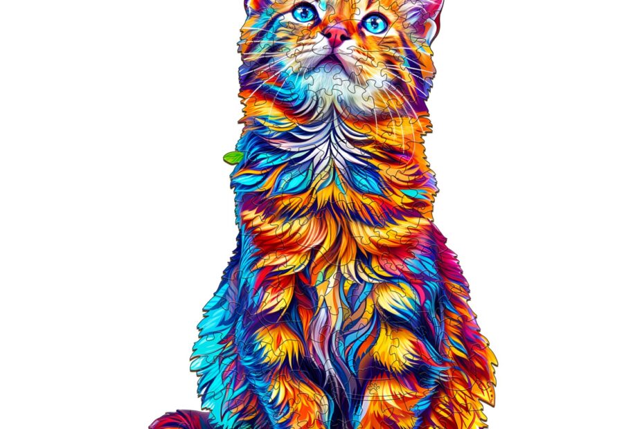 Puslespil af træ – Bengal Cat 2 66ea4f614c73a