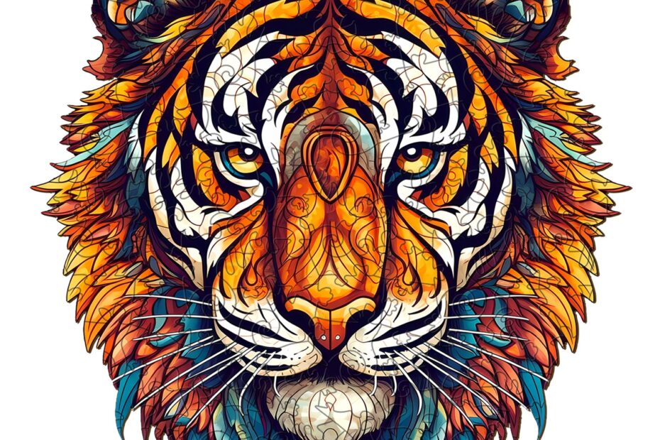 Puslespil i træ – Brave Tiger 66d52fe5715f5