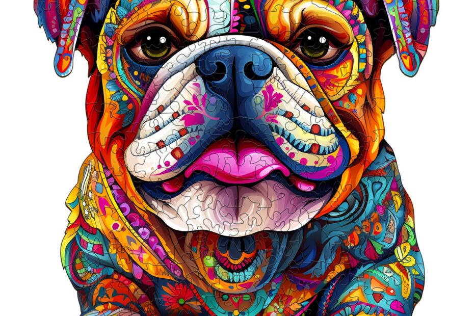 Puslespil i træ – Bulldog 66d562cb5749b