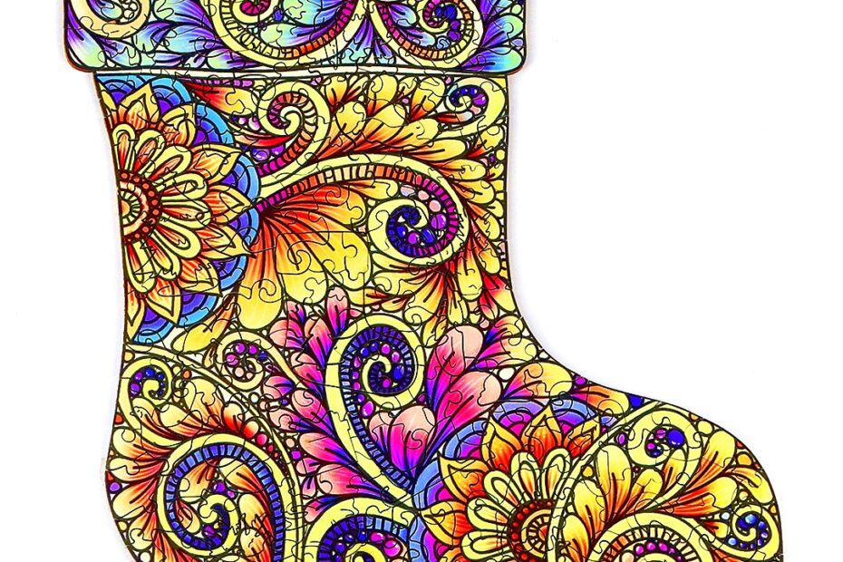 Puslespil i træ-CHRISTMAS STOCKING 66da65ee28461