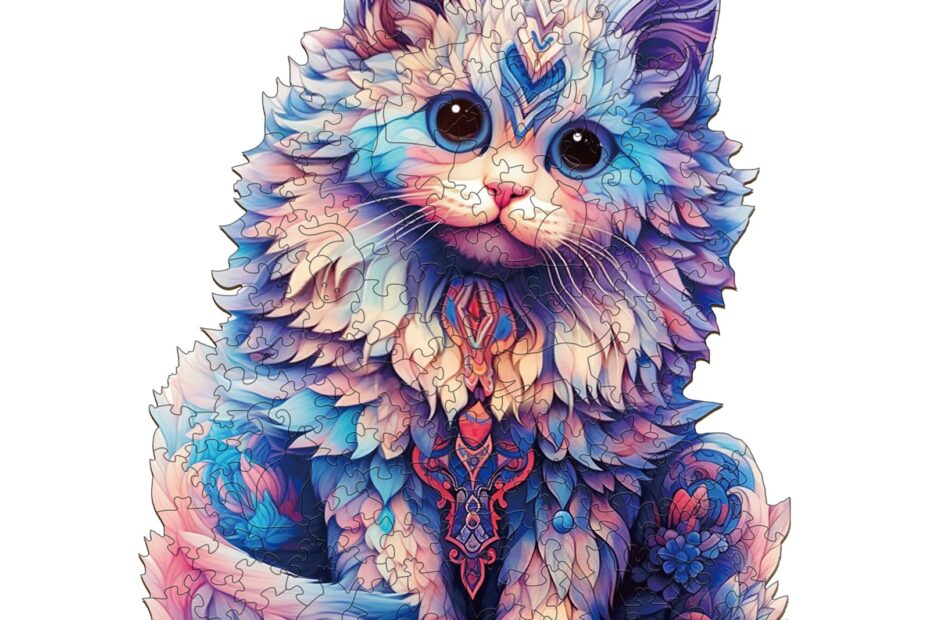 Træpuslespil – sød Ragdoll-kat 66d98d880272b