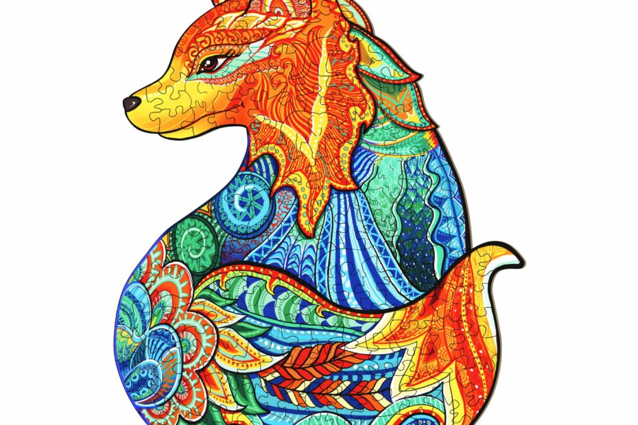 Puslespil i træ – LEISURELY FOX 66e787eb3d5b6