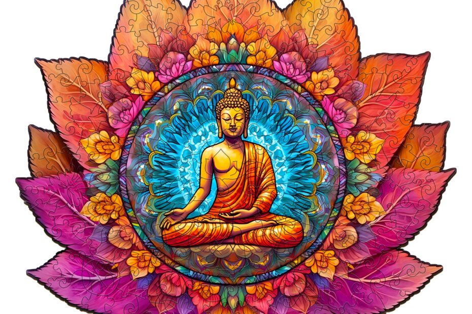 Træpuslespil – Mandala Buddhisme 66e1a644ceec7