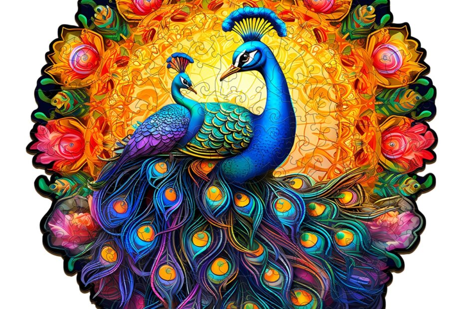 Puslespil i træ – familien Peacock 66d403eebbd83