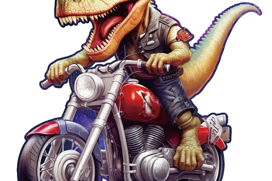 Træpuslespil – Raptor-ryttere 66e42fe3294be