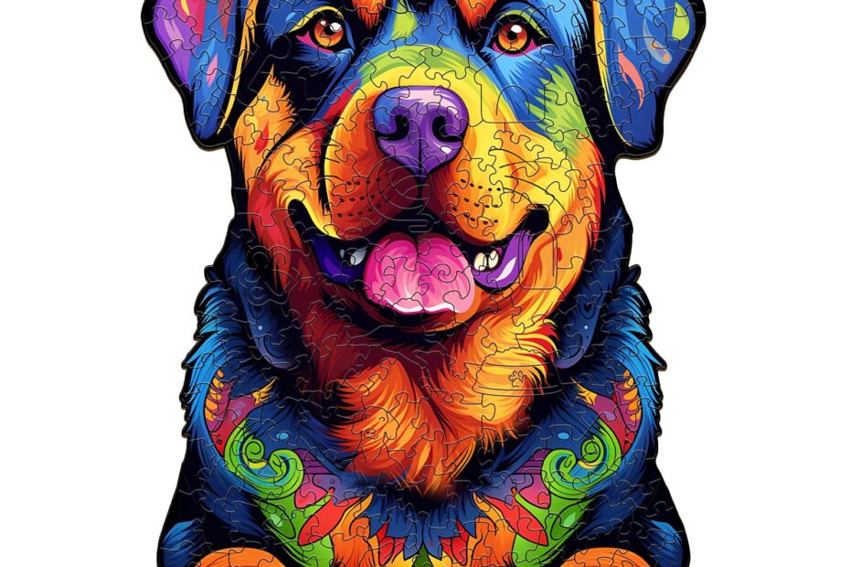 Puslespil i træ-Rottweiler-2 66ec1f8867351