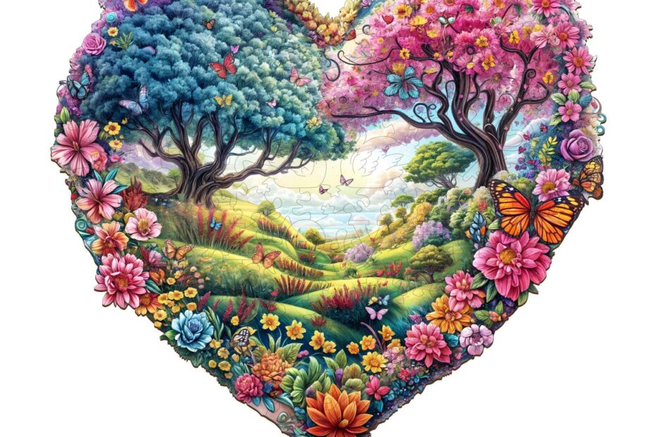 Træpuslespil – Love Garden 66df1c7857343