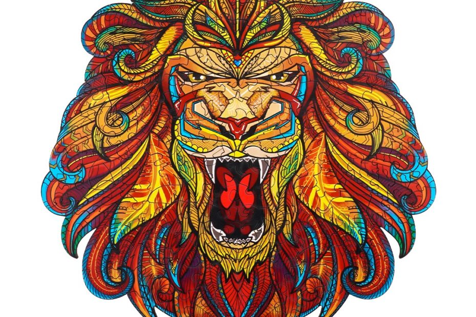 Puslespil i træ – STATELY LION 66e4ab98aad43