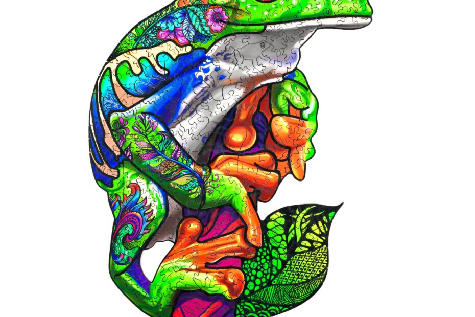 Puslespil i træ-TREE FROG 66d65a3083297