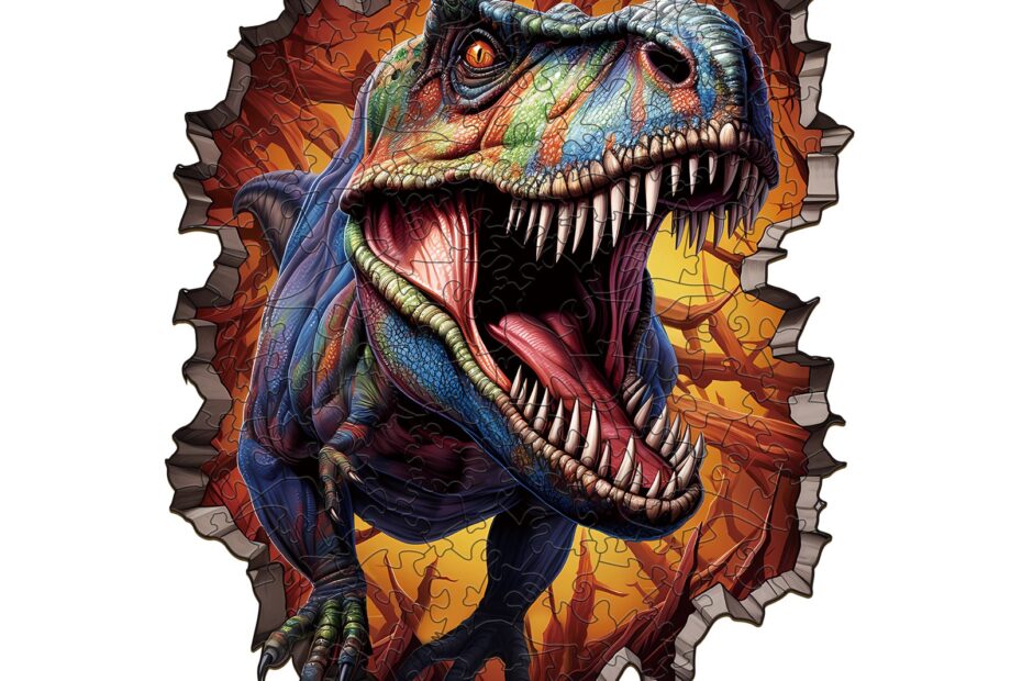 Træpuslespil – Wall Breaking T-rex 66d876e8ac911
