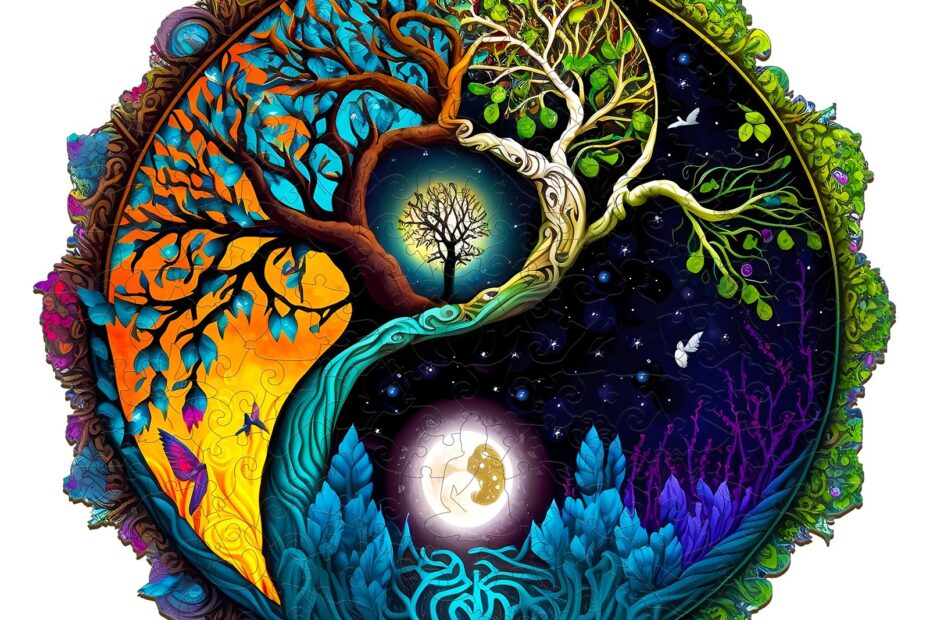 Puslespil af træ – Yin-Yang Livets træ 4 66e5fff7e0ae6